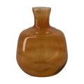 Naturel collections vaas glas ø16.5x19cm bruin