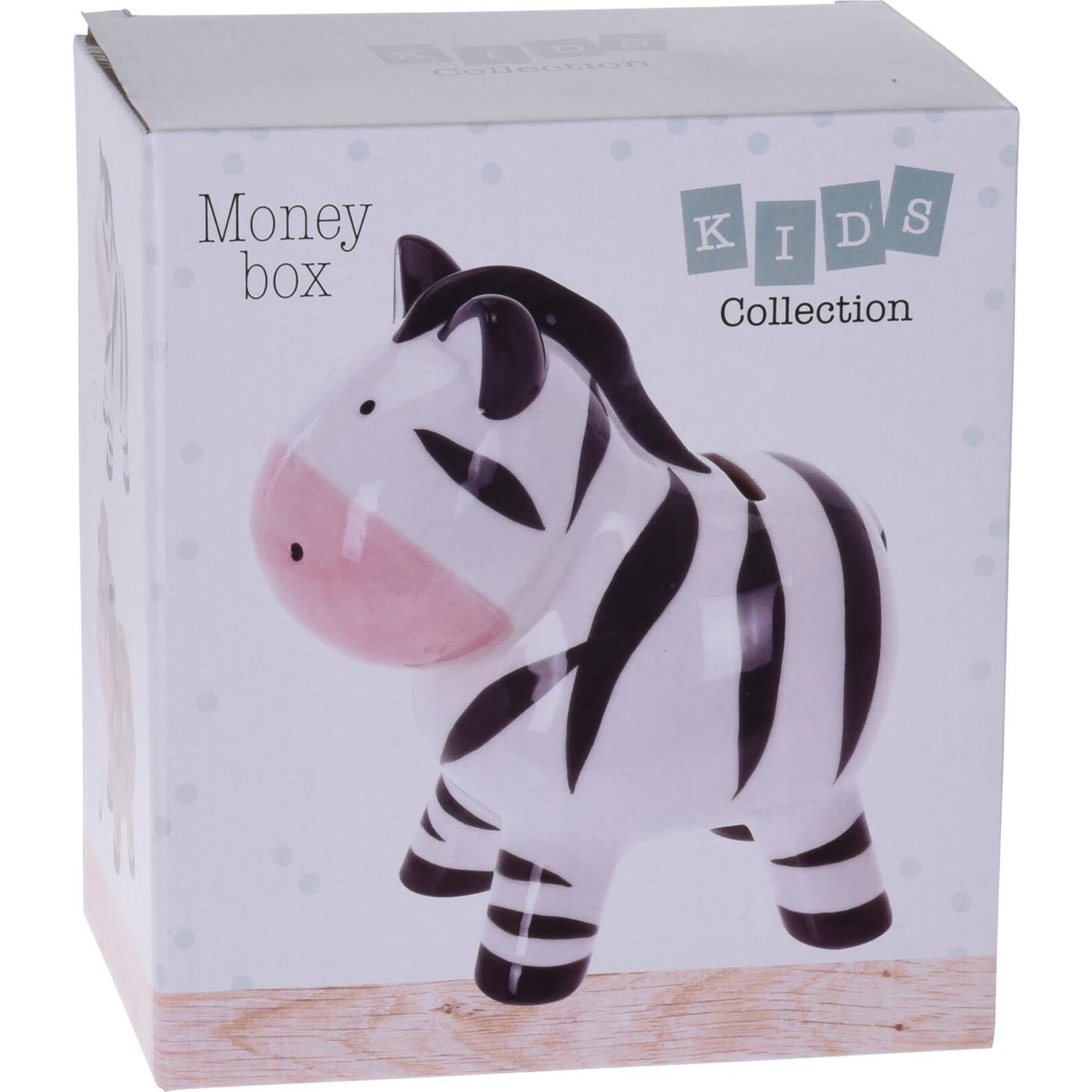 Home styling spaarpot dieren aardewerk 6 assorti