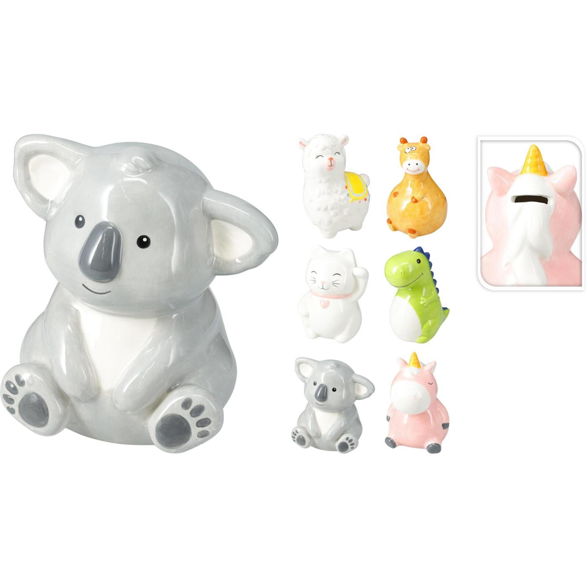 Home styling spaarpot dolomiet 12x16cm