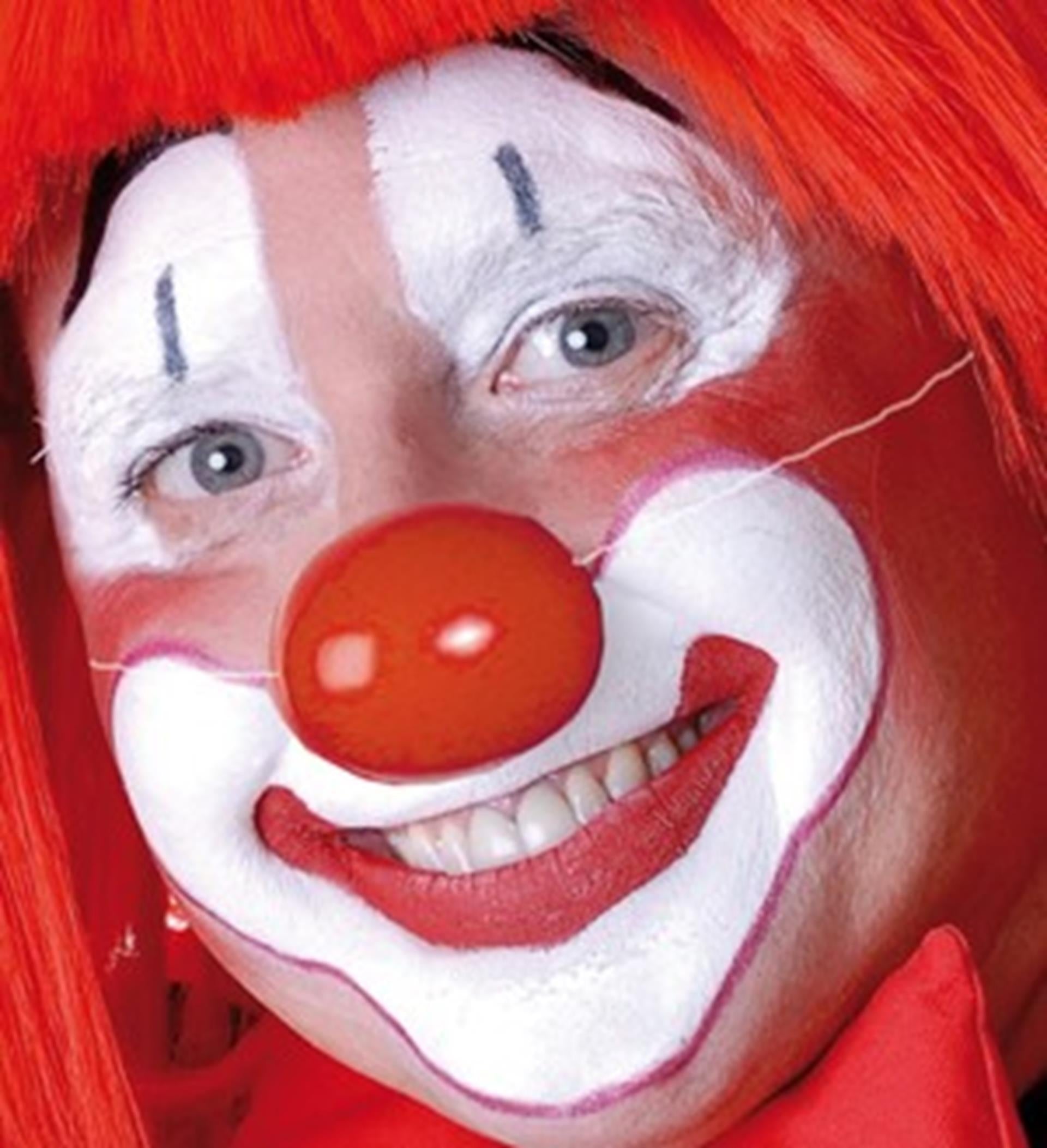 Boland clownsneuzen rood zak a 24 plastic