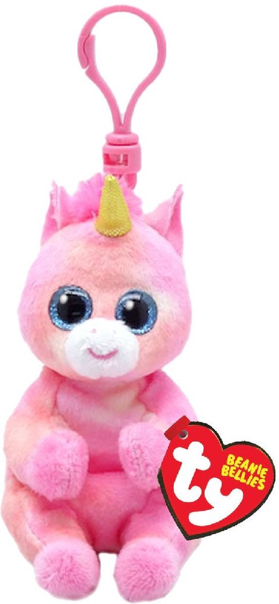 Ty Beanie Babies Bauchclip Skylar Einhorn, 10 cm