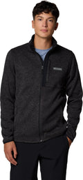 Columbia sweater weather™ full zip men's outdoorvest - black heather - maat xl
