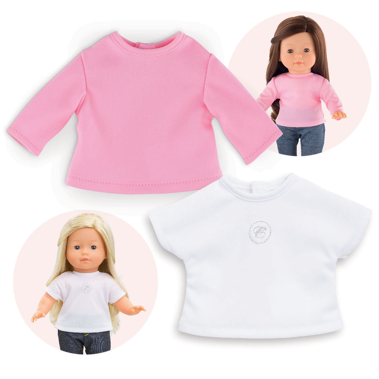 Corolle ma - poppen t-shirts, 2st.