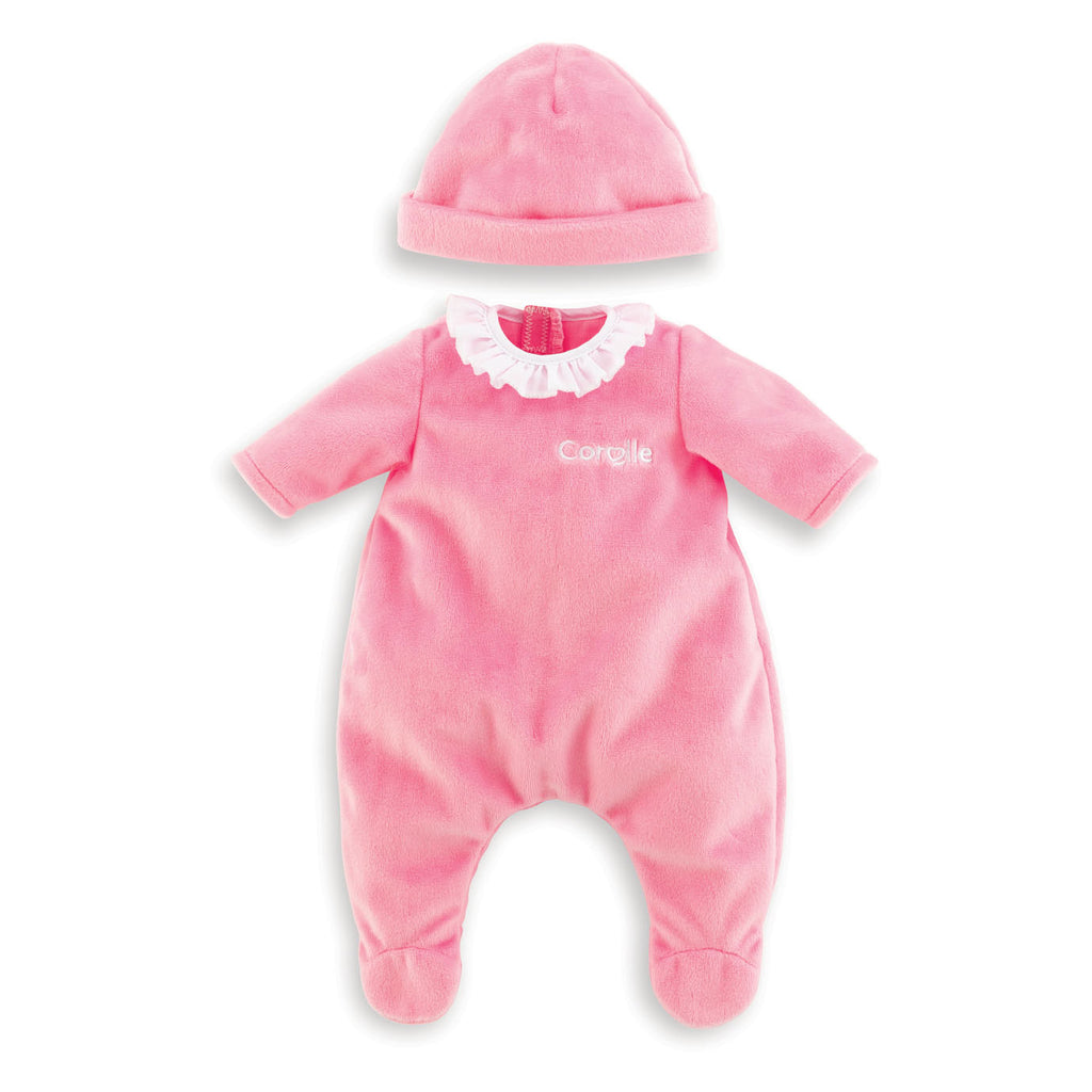 Corolle mon grand poupon – rosa Pyjama mit Mütze, 36 cm