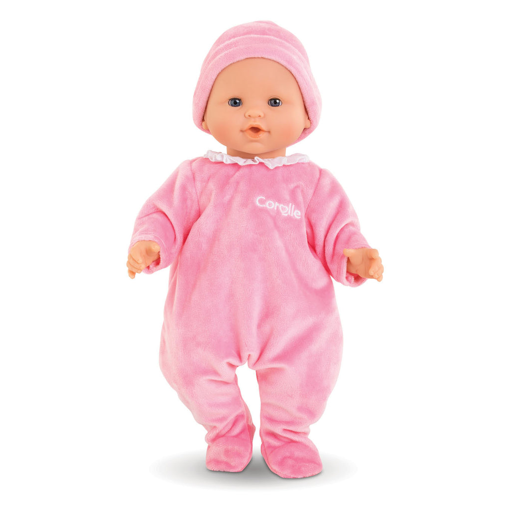 Corolle mon grand poupon – rosa Pyjama mit Mütze, 36 cm