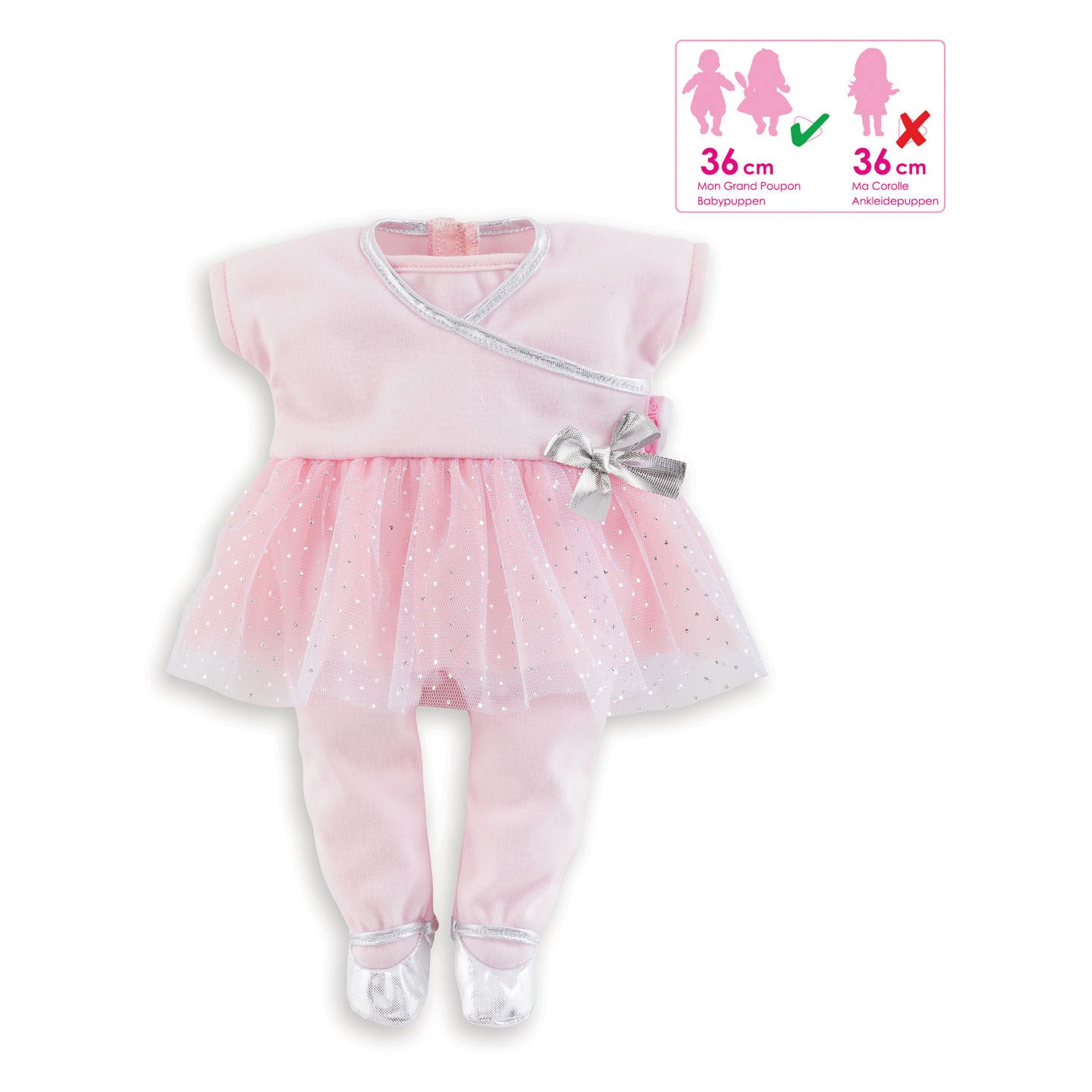 Corolle mon grand poupon - poppenoutfit dance, 36cm