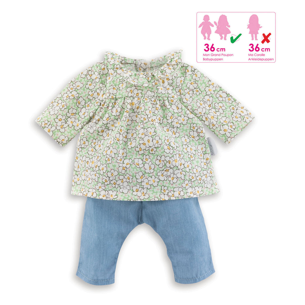 Corolle Mon Grand Poupon Puppenbluse und Hose, 36 cm
