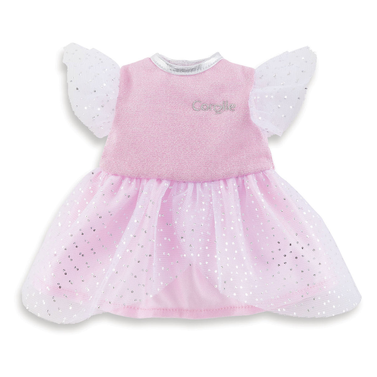 Corolle ma - poppenjurk roze met glitters