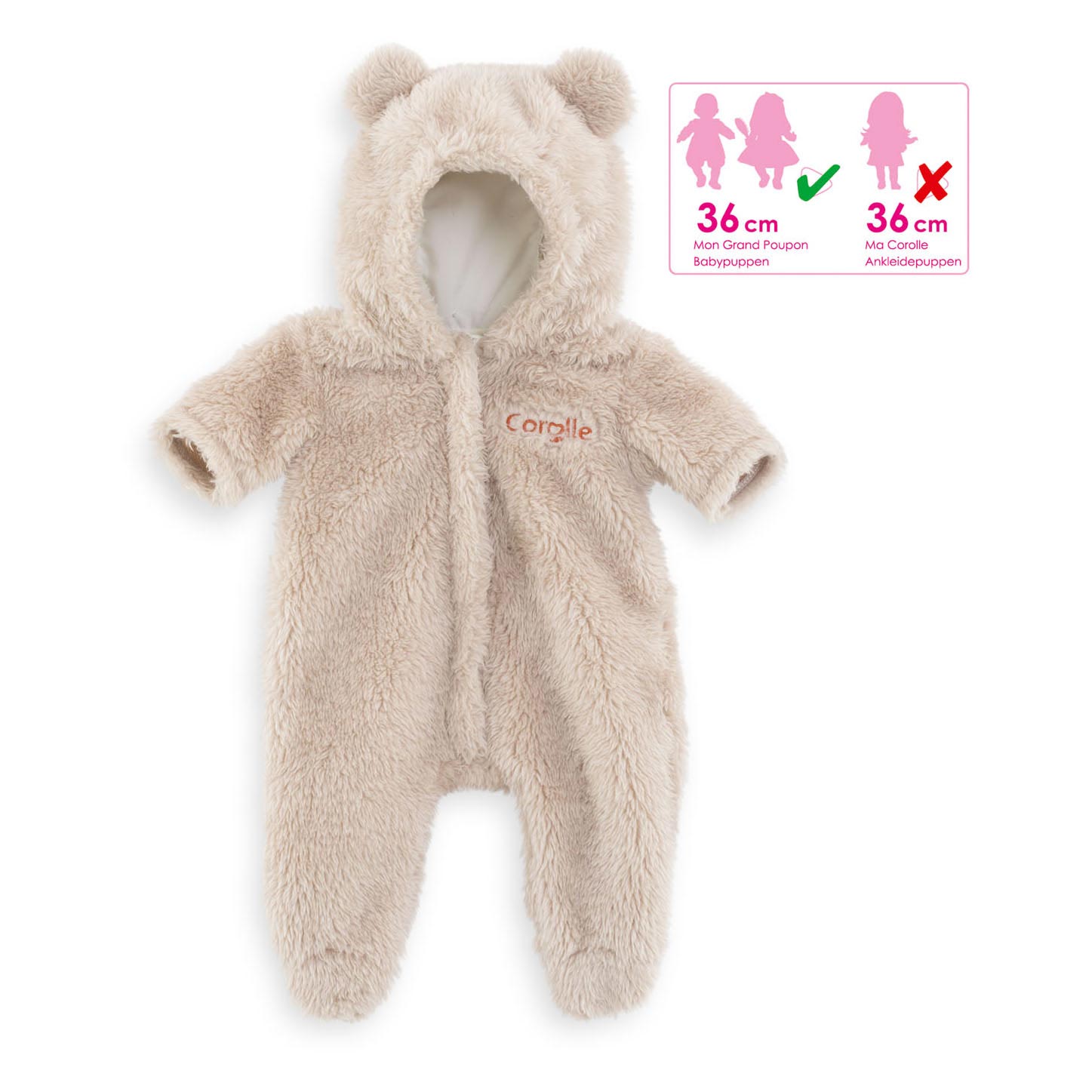 Corolle mon grand poupon – Puppenbärenanzug, 36 cm