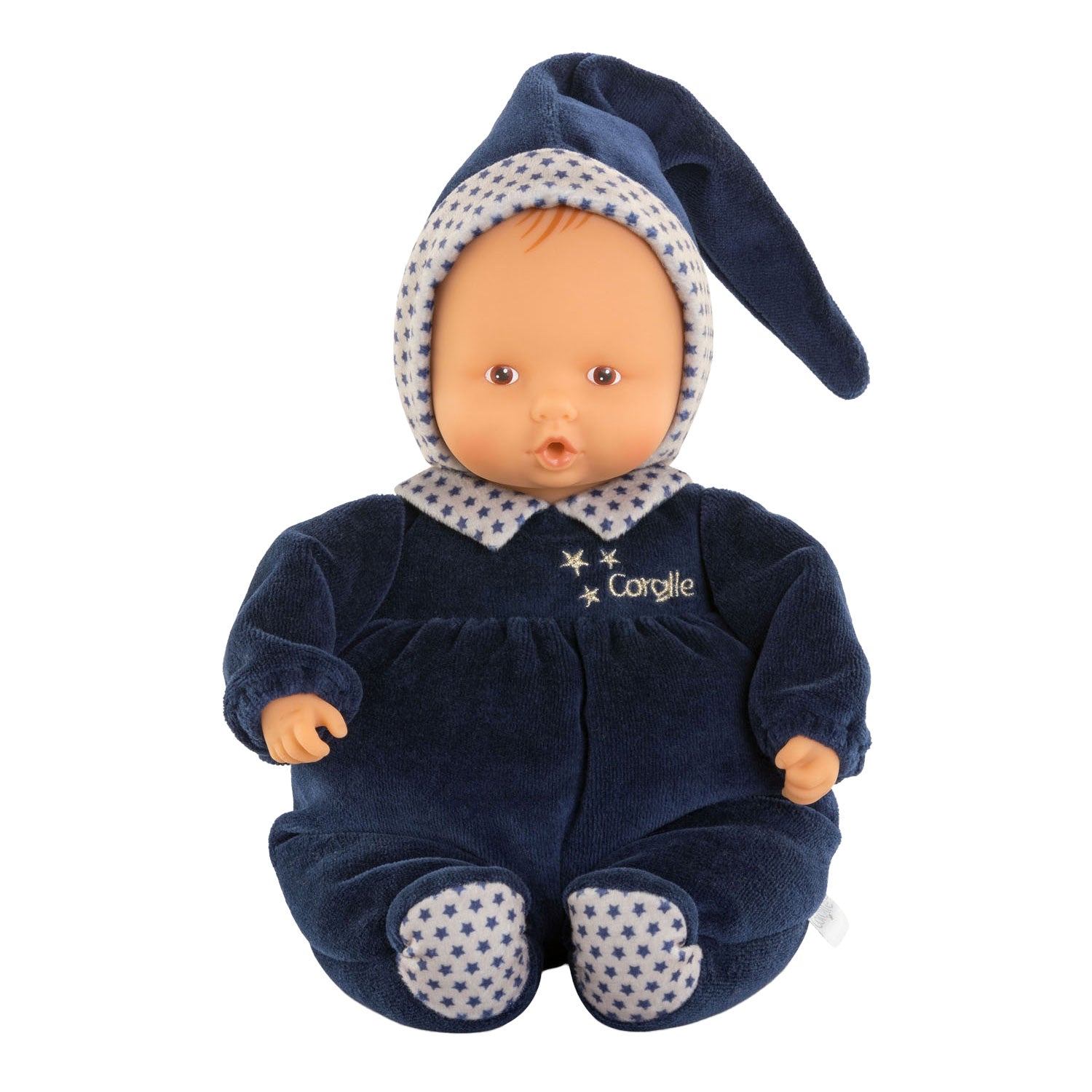 Corolle mon doudou babipouce blaue Sternenträume Babypuppe, 28 cm