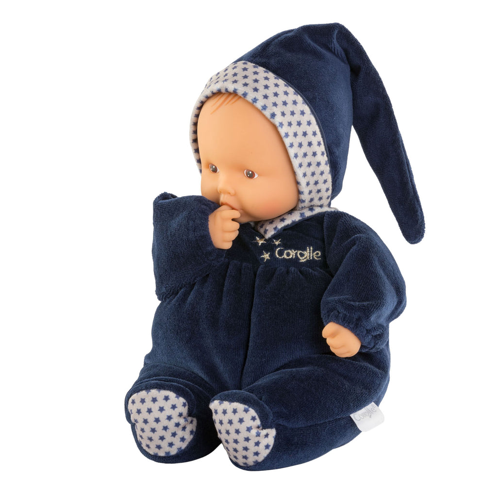 Corolle mon doudou babipouce blaue Sternenträume Babypuppe, 28 cm