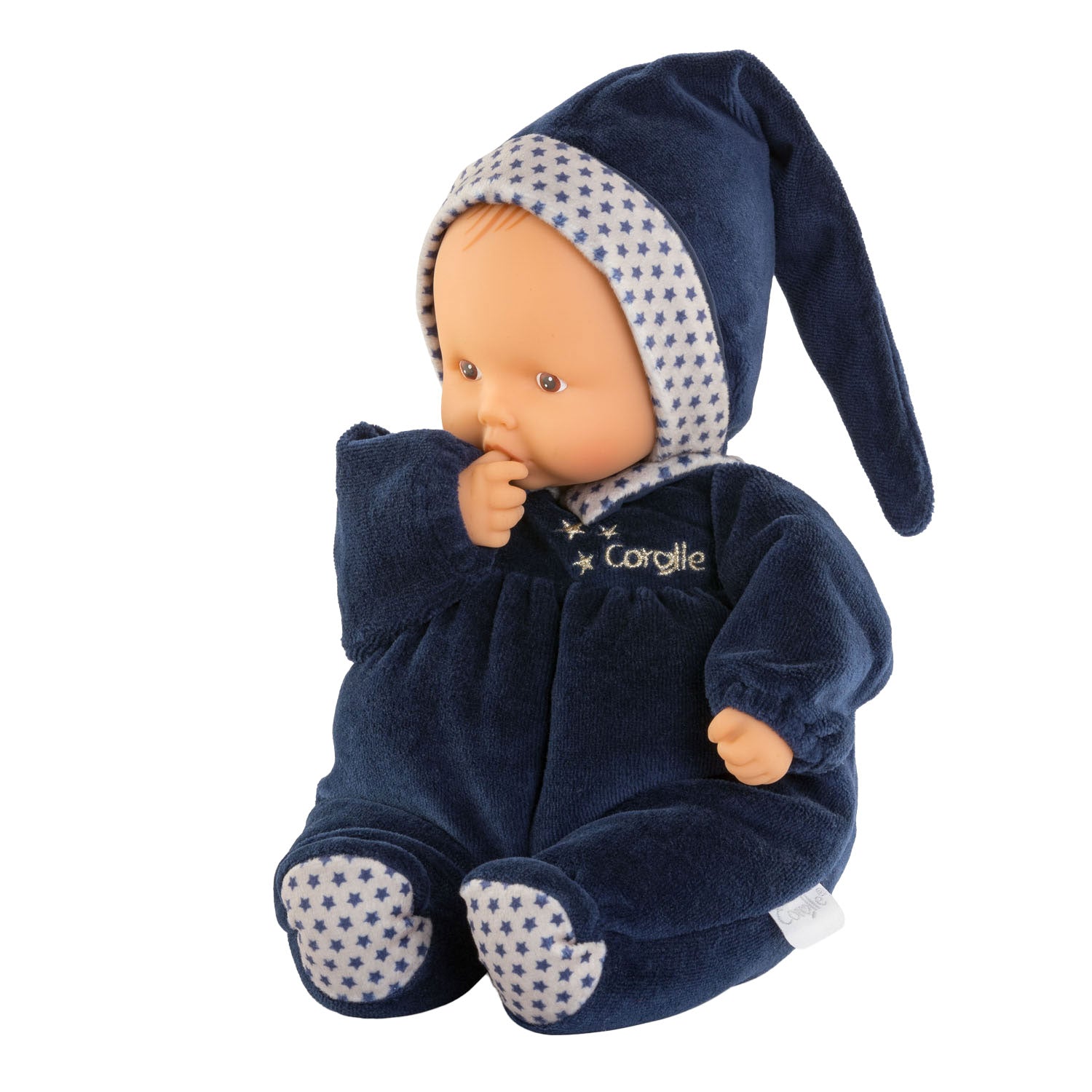 Corolle mon doudou babipouce blaue Sternenträume Babypuppe, 28 cm