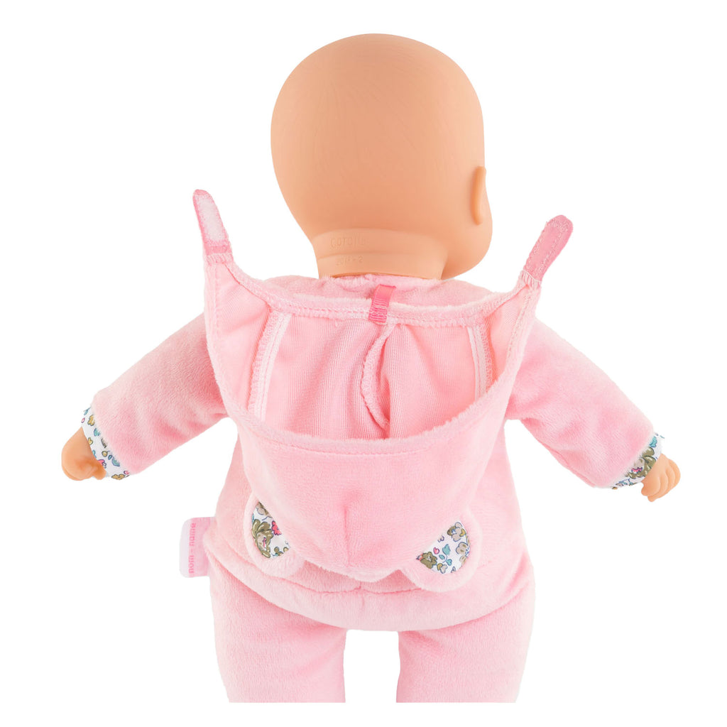 Corolle mon doudou süßes Herz Babypuppe - rosa Bär, 30 cm