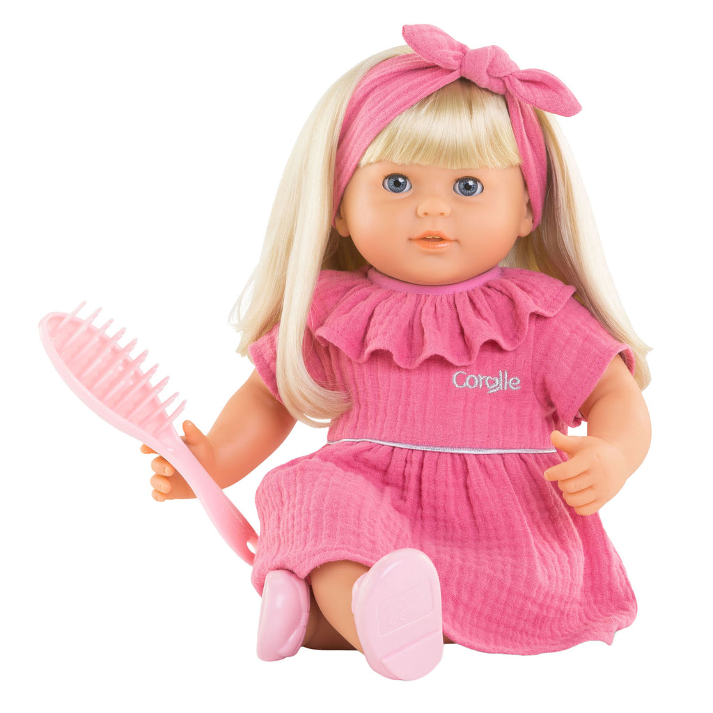 Corolle mon grand poupon jade - babypop met lang haar - 36cm