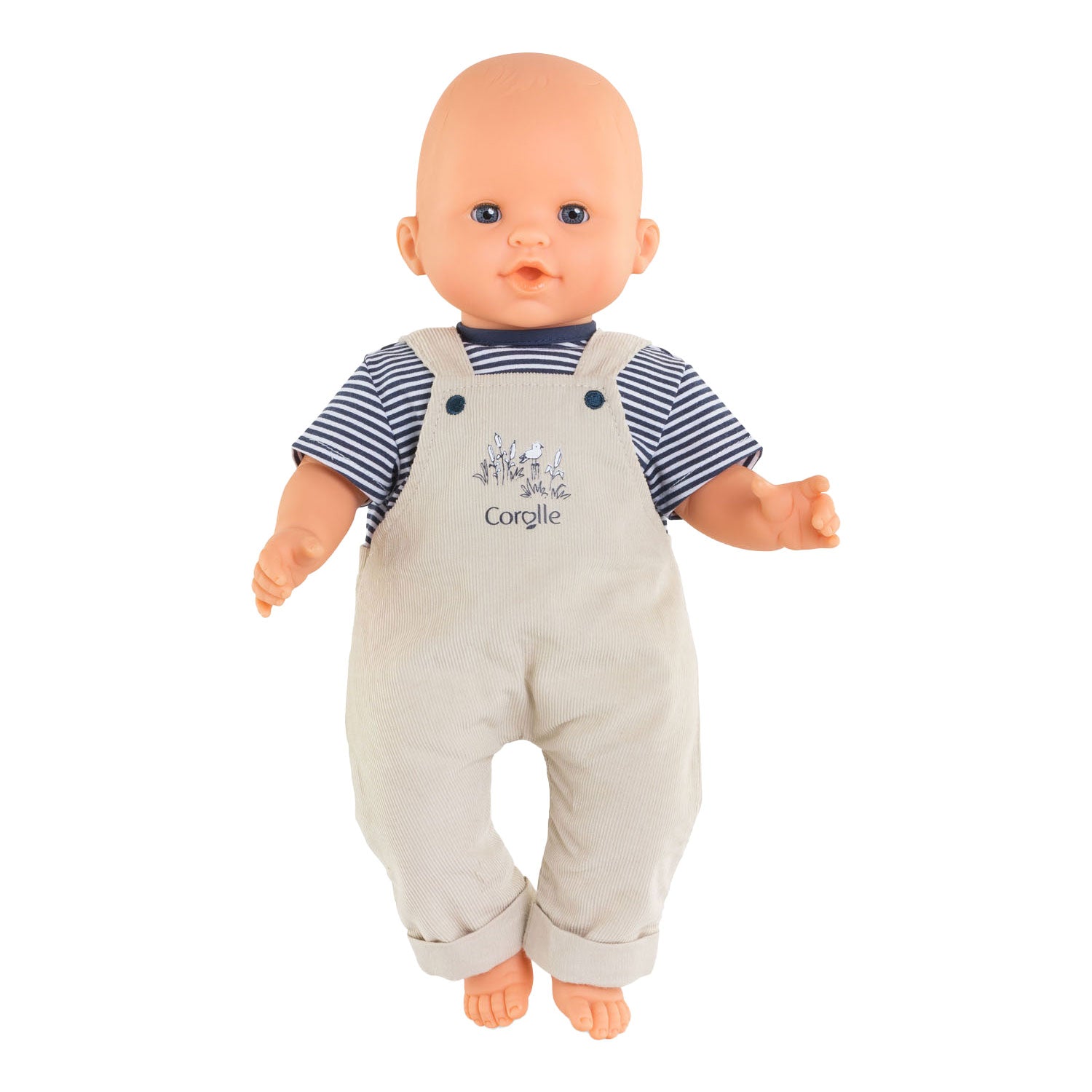 Corolle Mon Grand Poupon Latzhose Ecru und T-Shirt, 36 cm