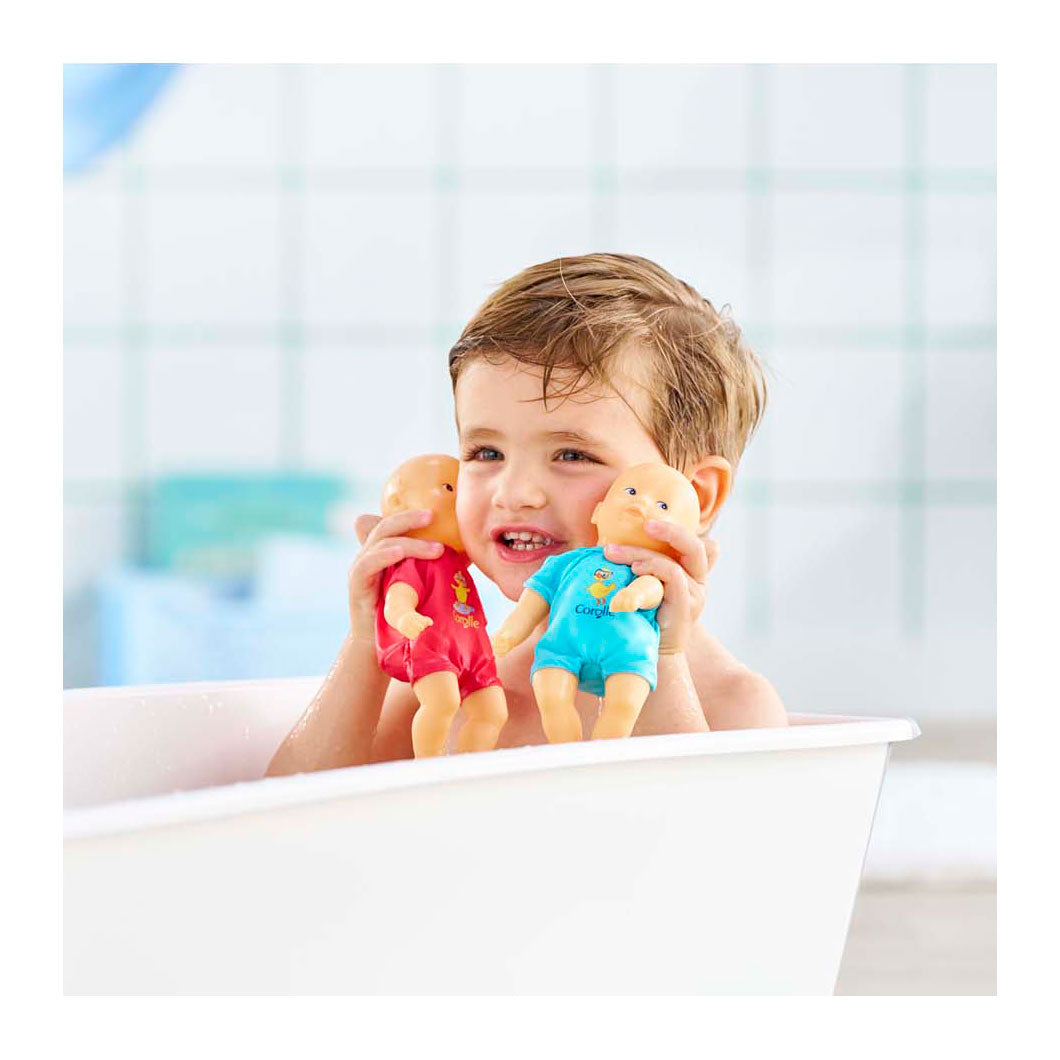 Corolle Mini-Badepuppe – rosa, 20 cm