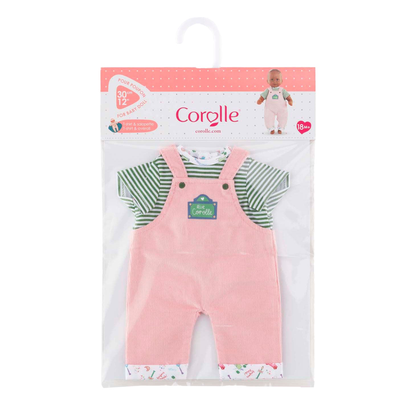 Corolle T-Shirt und Overall für Welpen, 30 cm