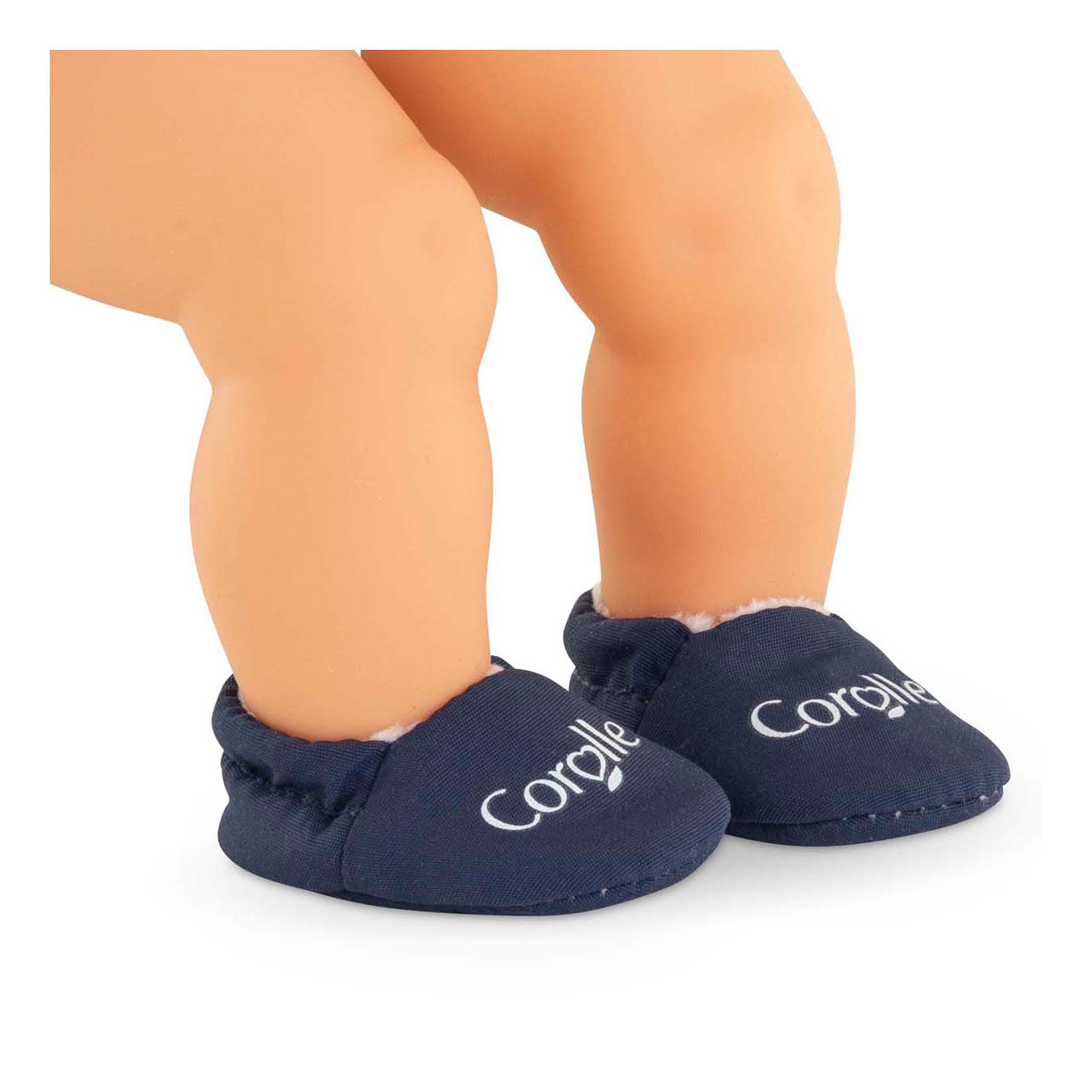 Corolle marineblaue Hausschuhe für Babypuppen, 30 cm