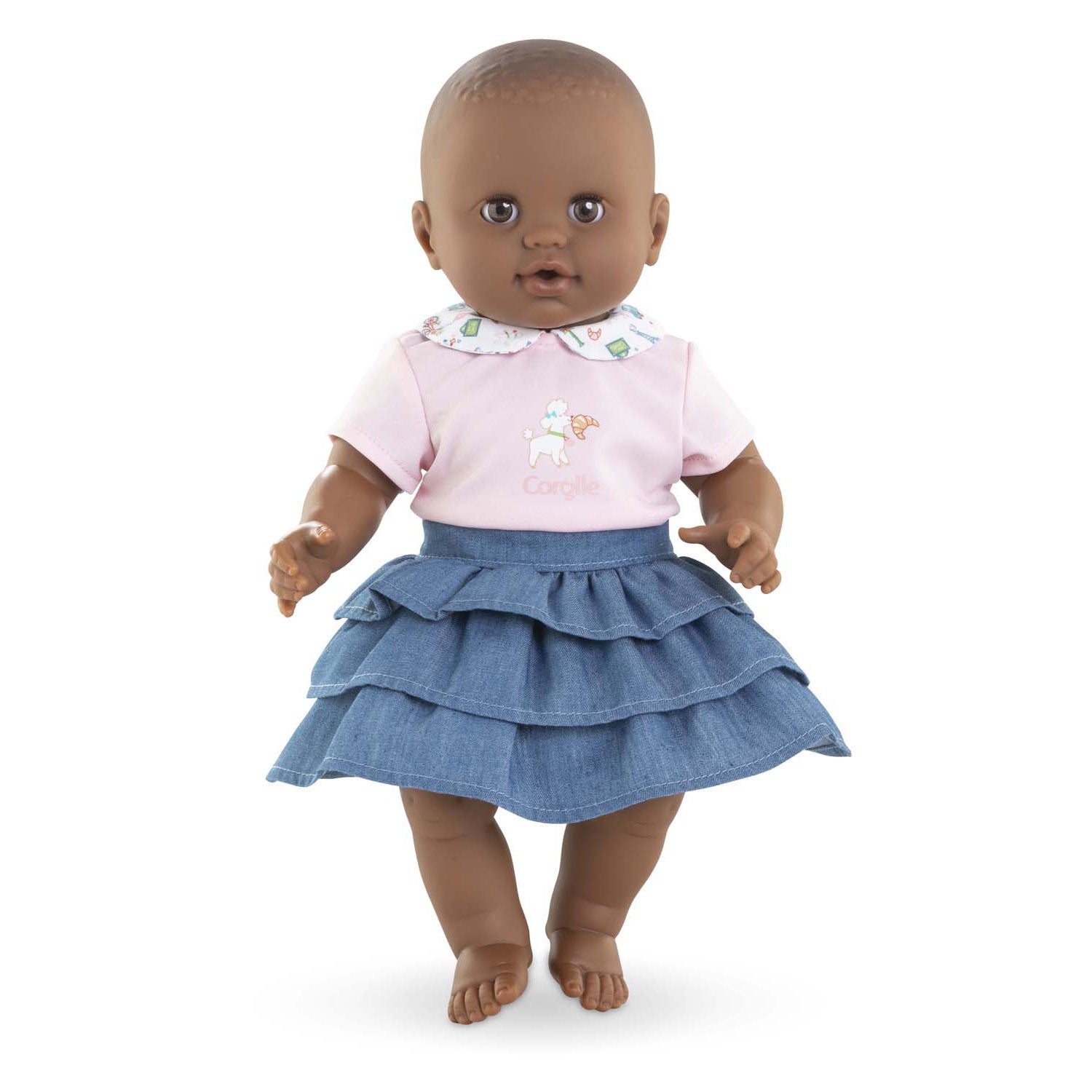 Corolle-Rock mit Rüschen und T-Shirt für Babypuppe, 36 cm.