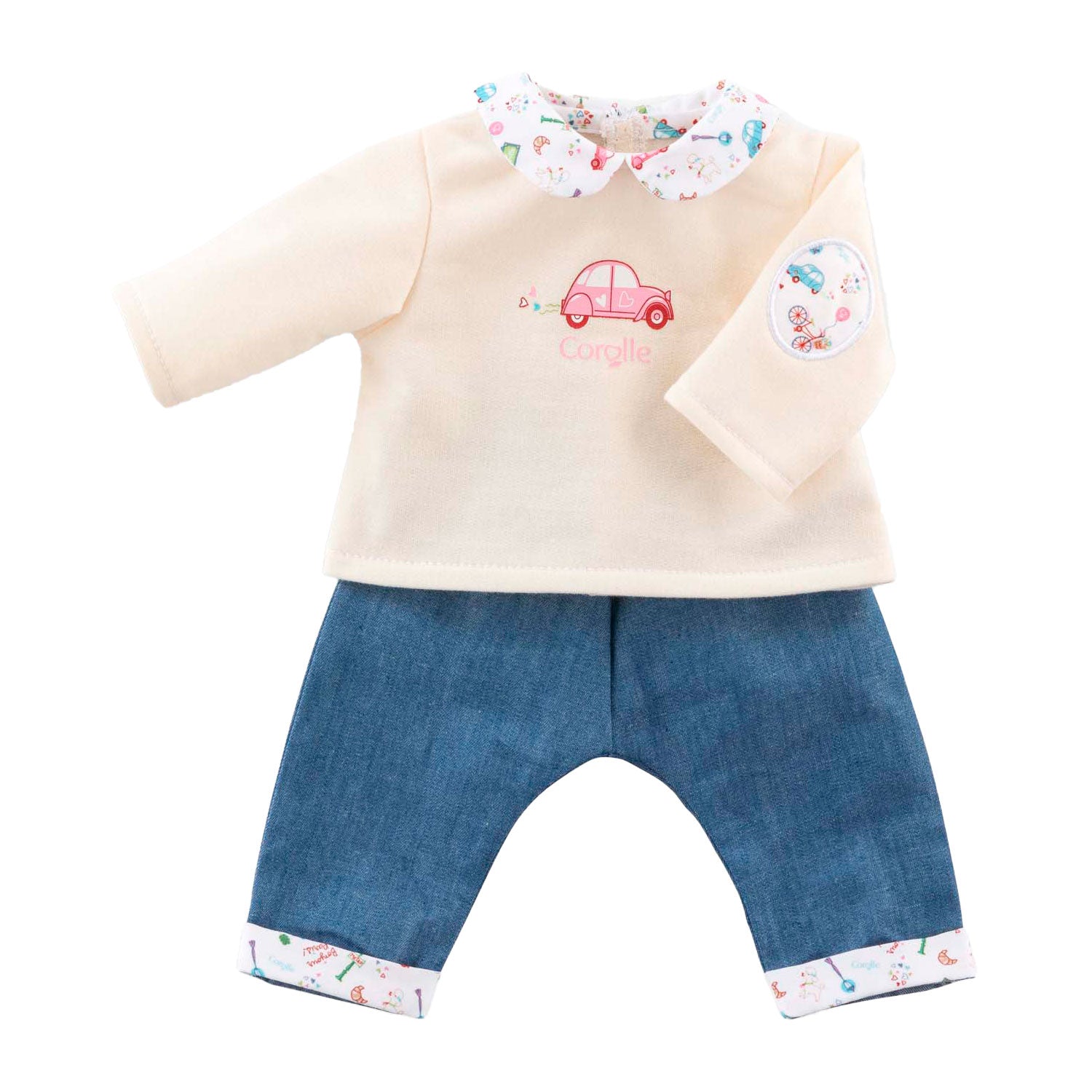 Corolle T-Shirt und Jeans für Welpen, 36 cm