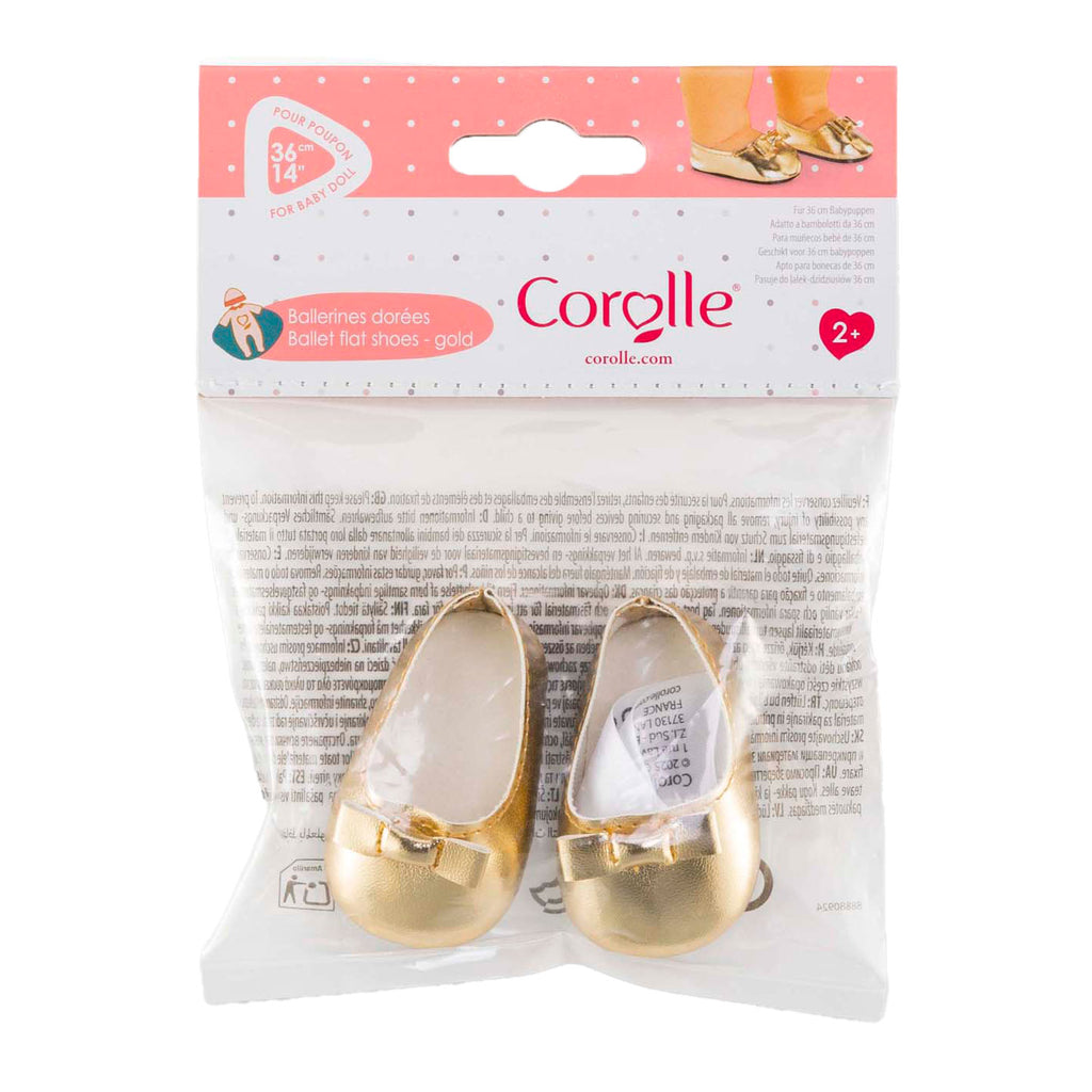 Corolle goldene Ballerinas für Babypuppen, 36 cm