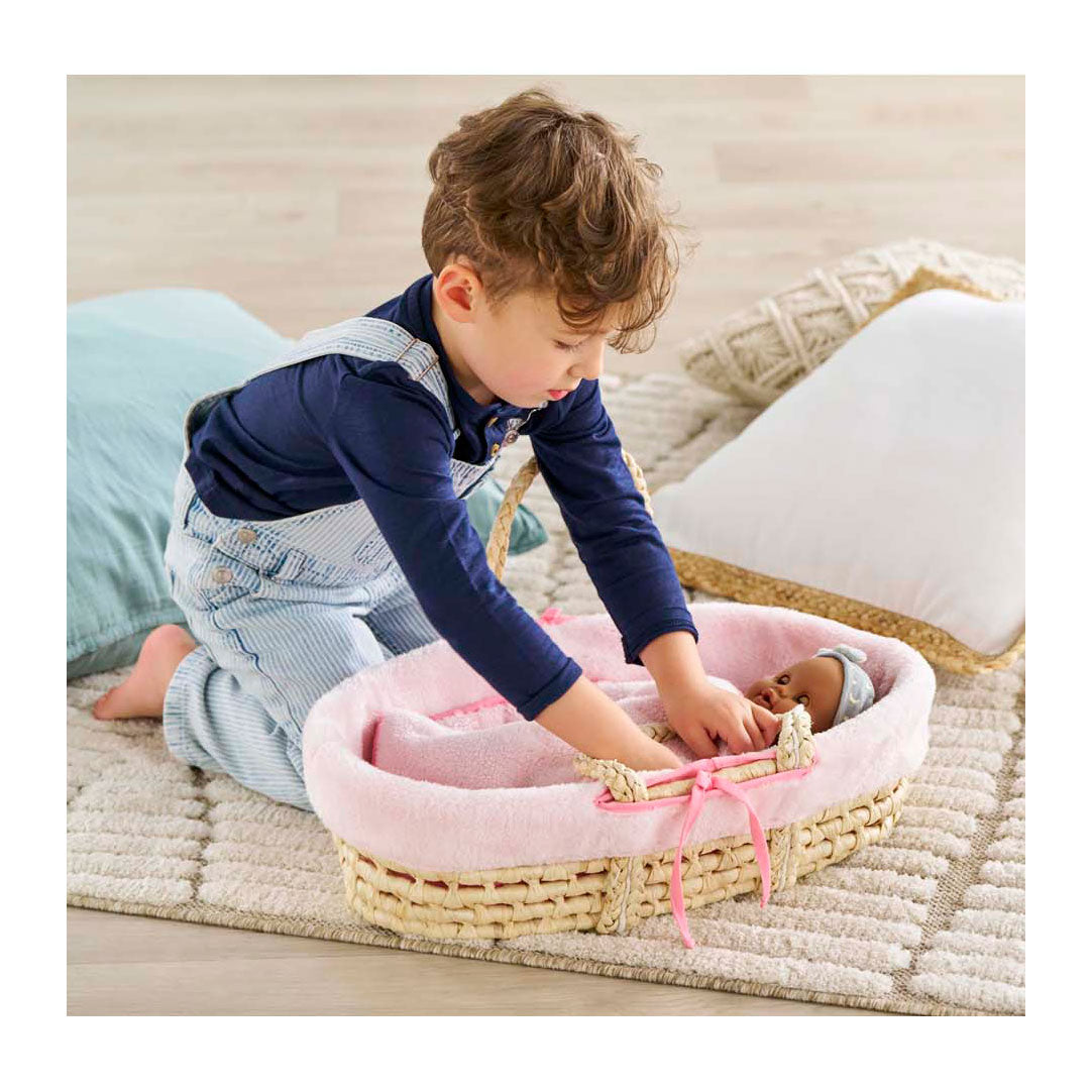 Set gestrandeter Corolle-Körben für Babypuppen – Plüsch