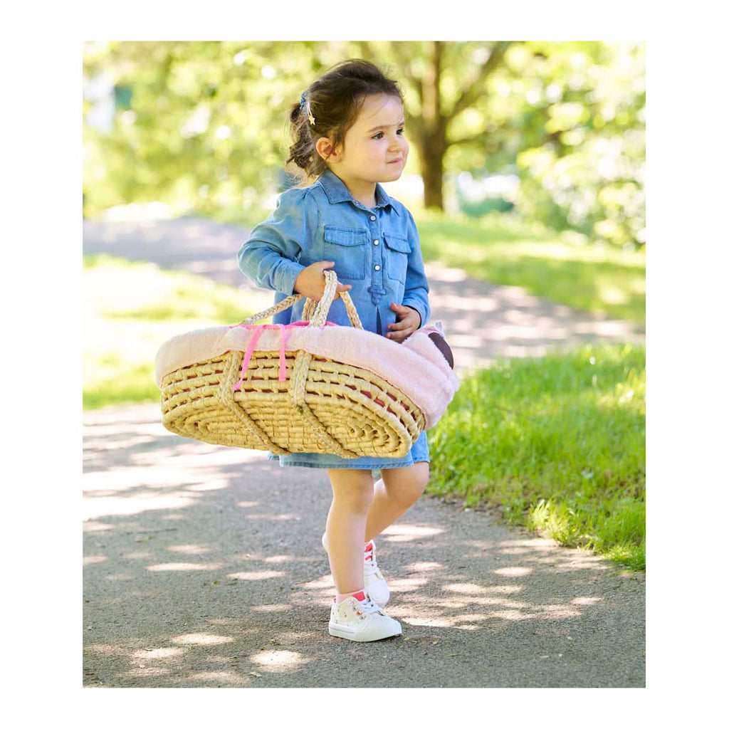 Set gestrandeter Corolle-Körben für Babypuppen – Plüsch