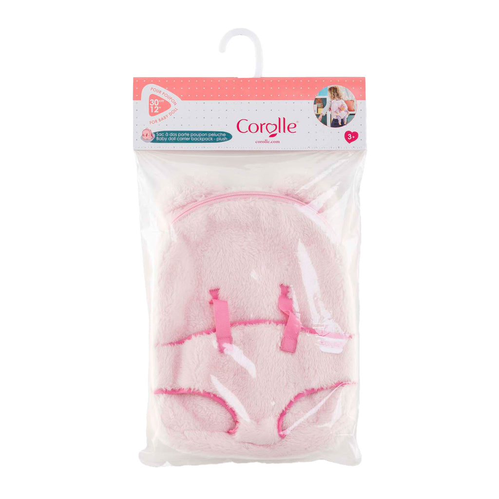 Corolle rosa Plüschpuppen-Tragerucksack, 30 cm