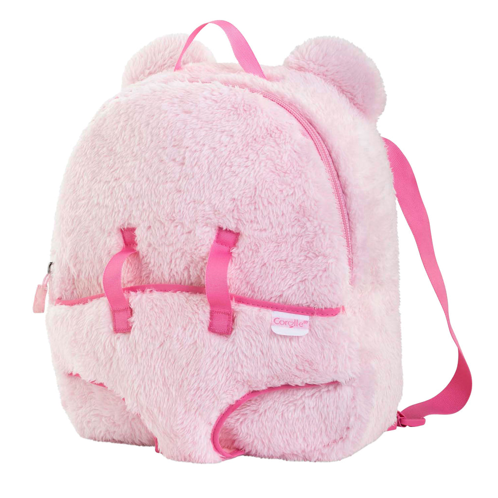 Corolle rosa Plüschpuppen-Tragerucksack, 30 cm