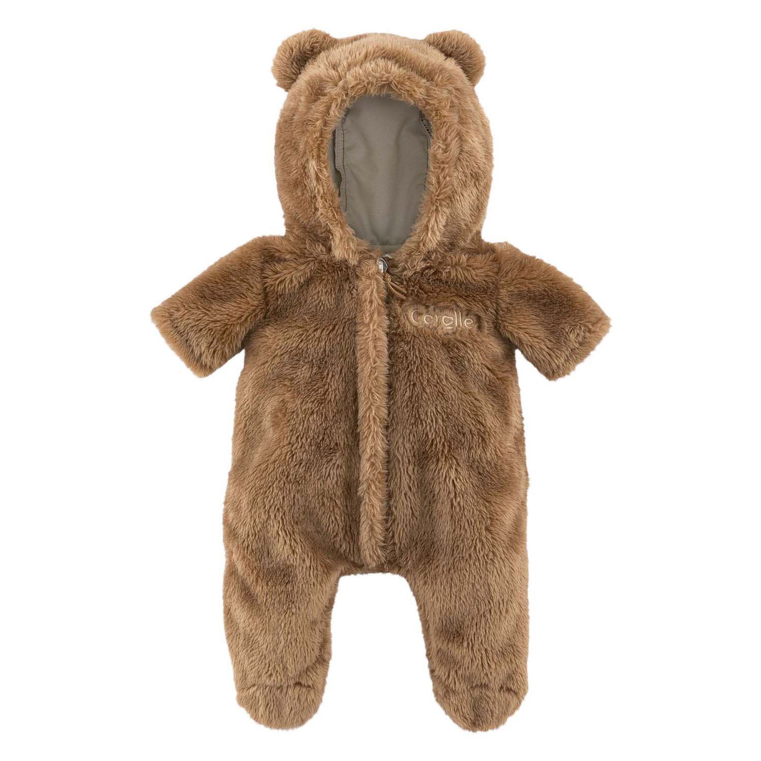 Corolle poppenkostuum beren onesie bruin - 30cm poppen kleding.