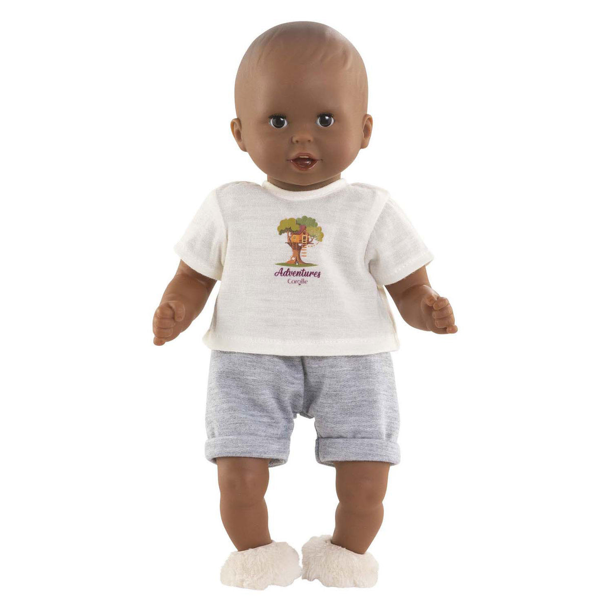 Corolle poppenoutfit t-shirt en korte broek kleine ontdekker 30cm.