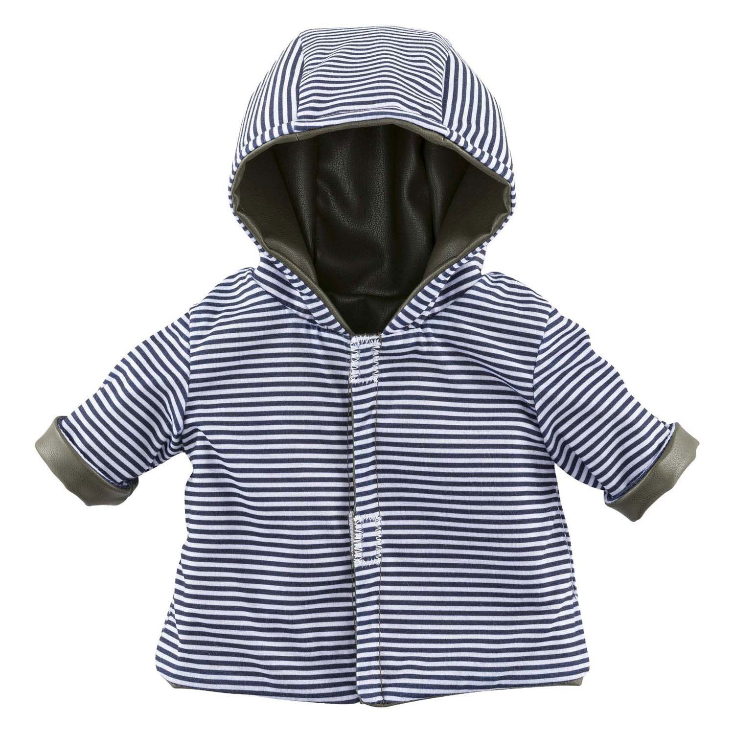 Corolle poppen regenjas omkeerbaar - poppenaccessoire 30cm waterafstotend.