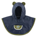 Corolle regenponcho poppenkostuum 36cm met capuchon en berenoortjes.