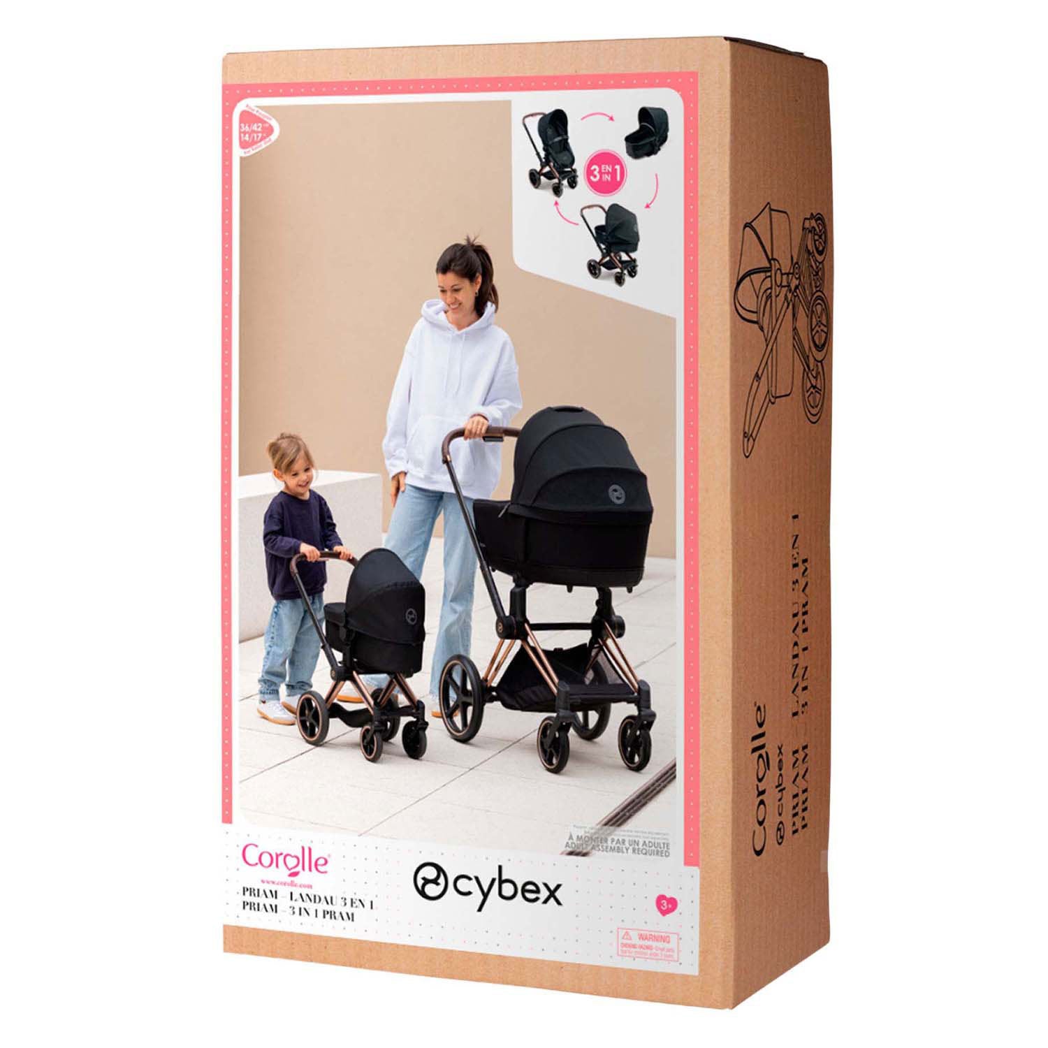 Corolle poppenwagen 3-in-1 - 36 42cm
