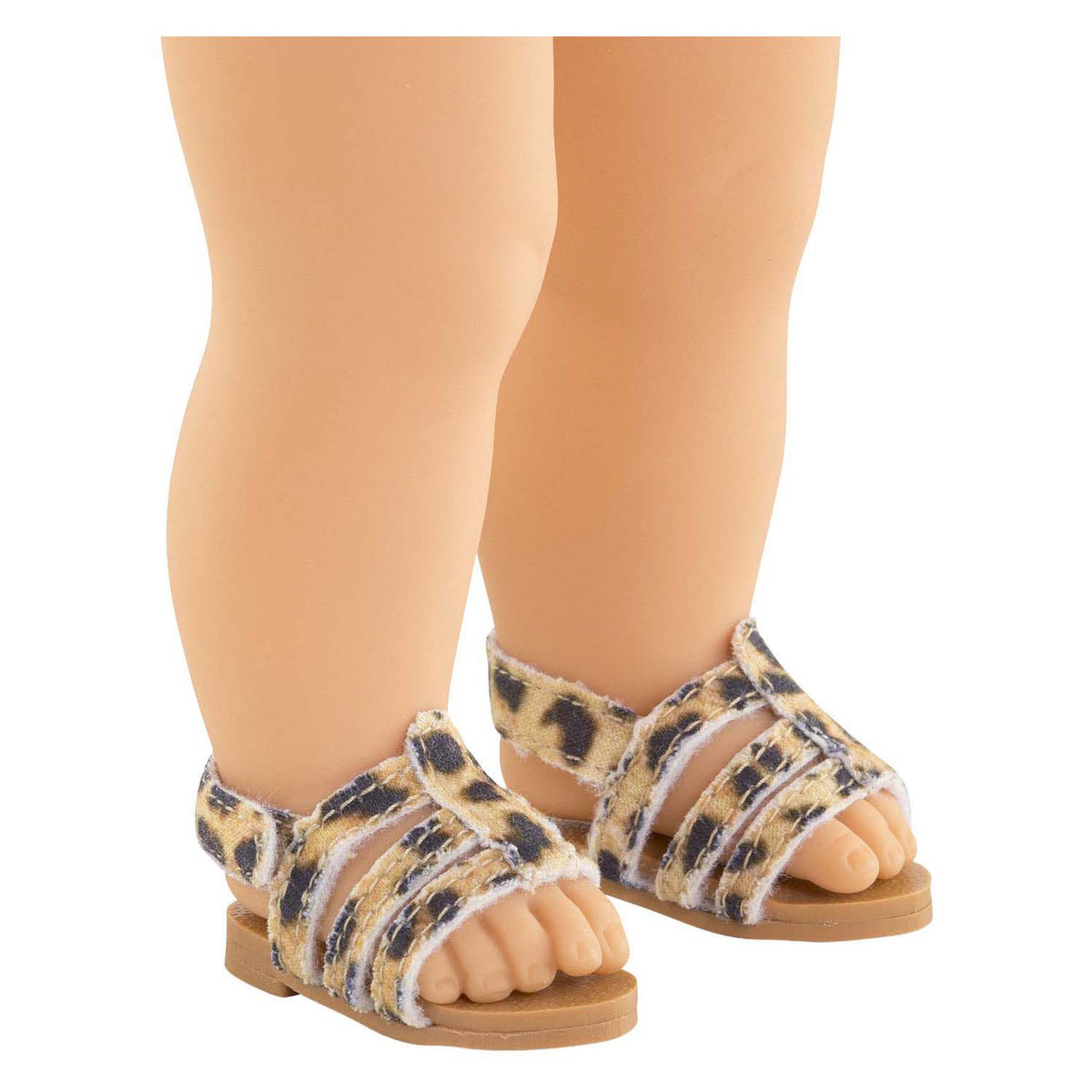 Corolle poppen sandalen luipaardprint 36cm - poppenaccessoire.
