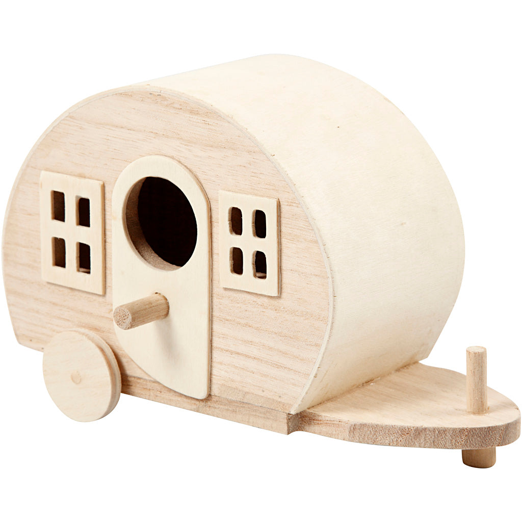 Creativ company houten caravan versieren