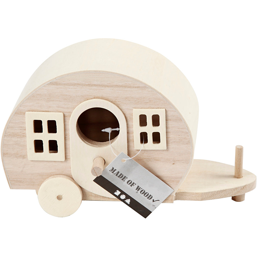 Creativ company houten caravan versieren