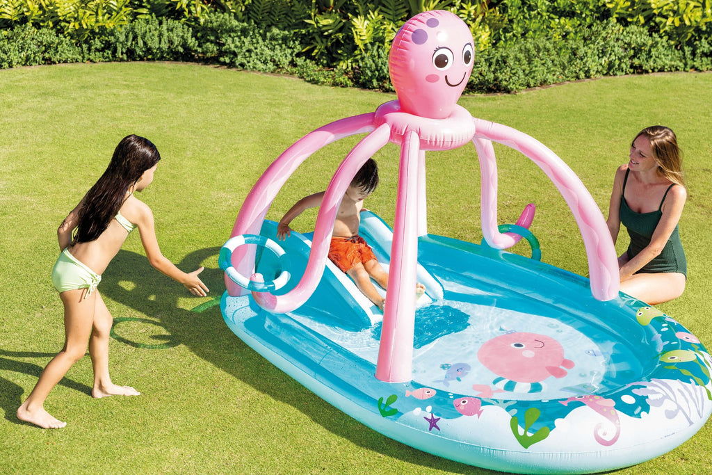 Intex Schwimmbad Spielzentrum freundlicher Tintenfisch