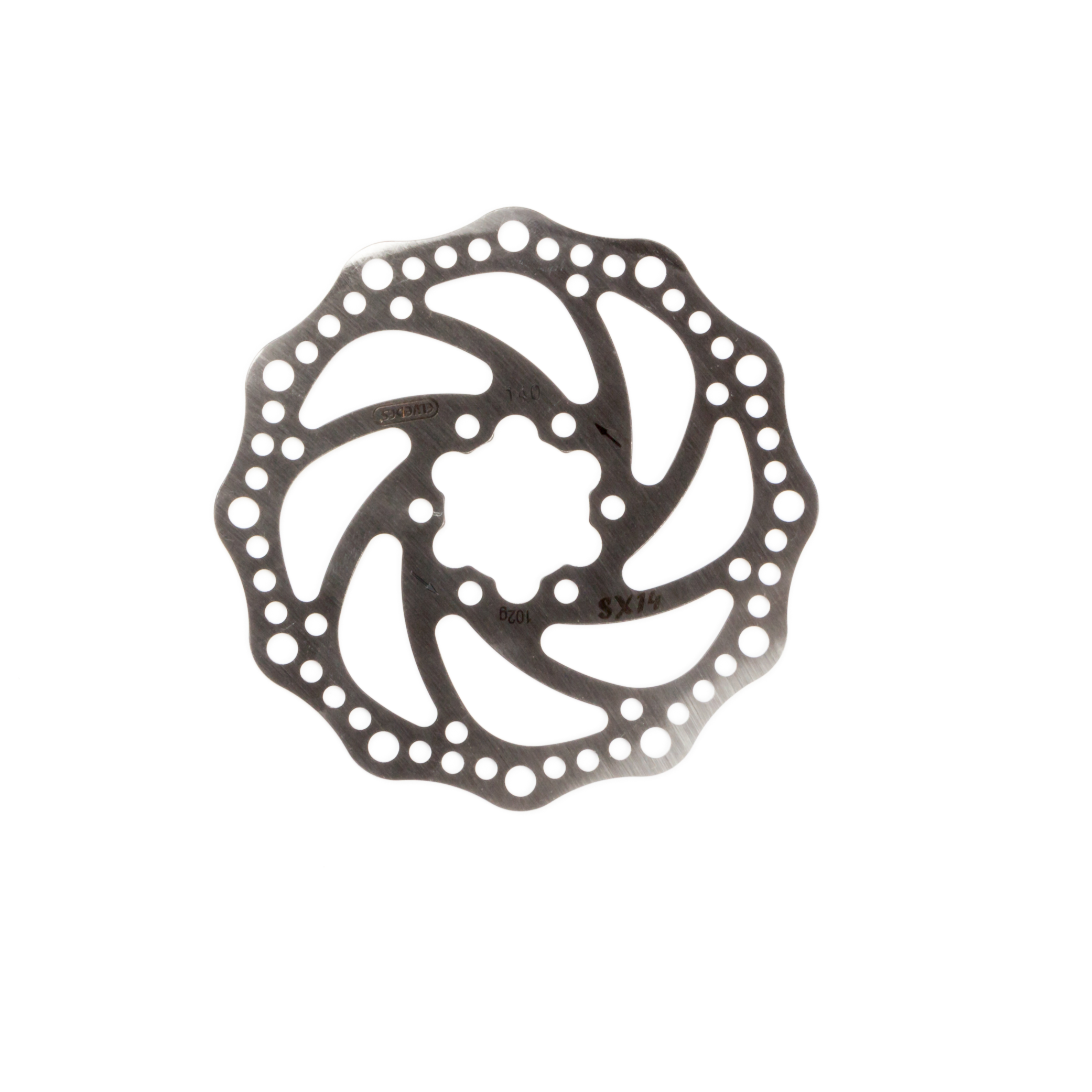 remschijf 160 mm 6 gaats staal zilver