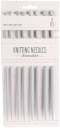 Koopman elegance breinaalden set 8-delig assorti