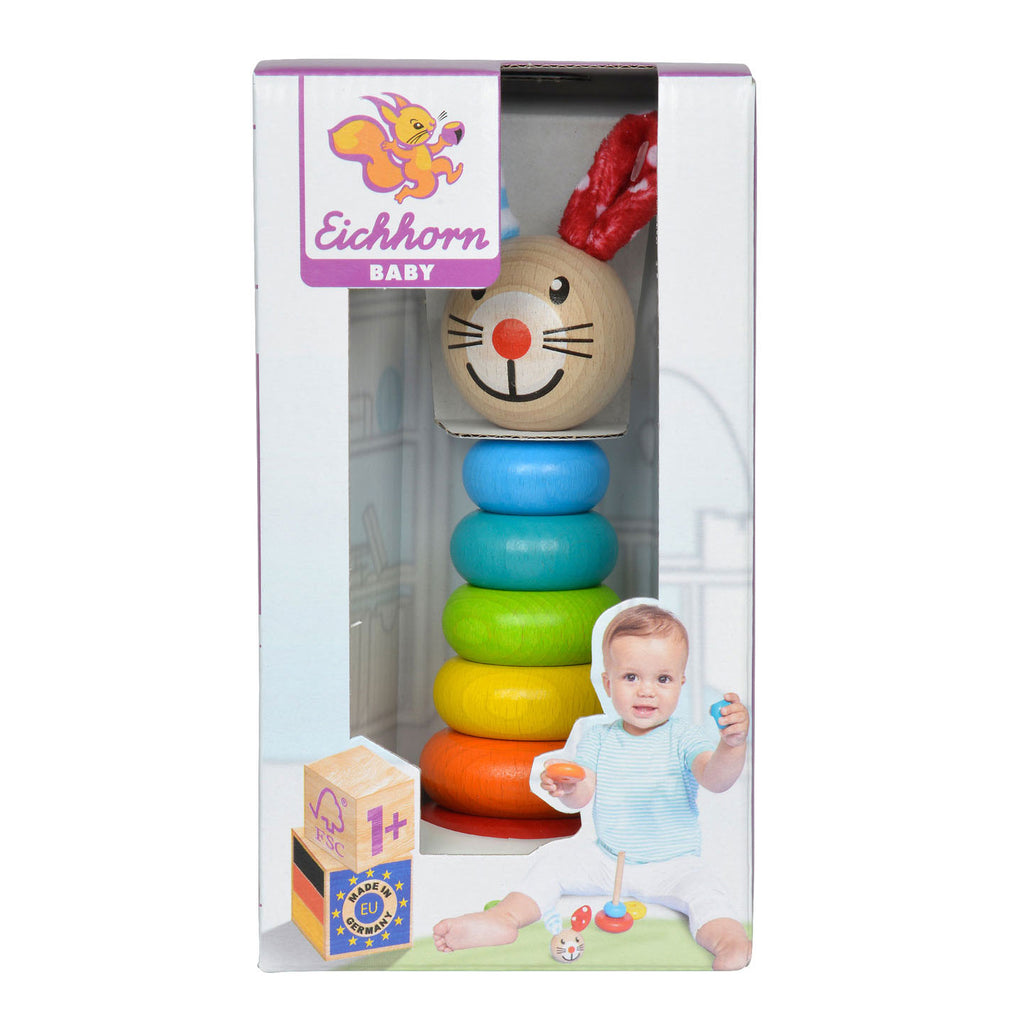 Eichhorn Baby Stapelspiel Tier, 7 Teile.