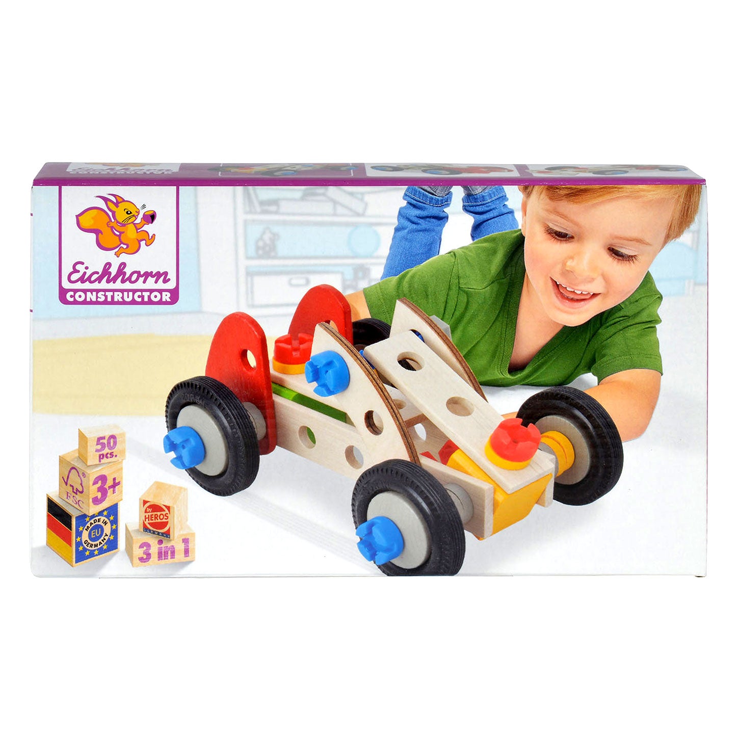 Eichhorn Constructor 3in1, 50 Stück.