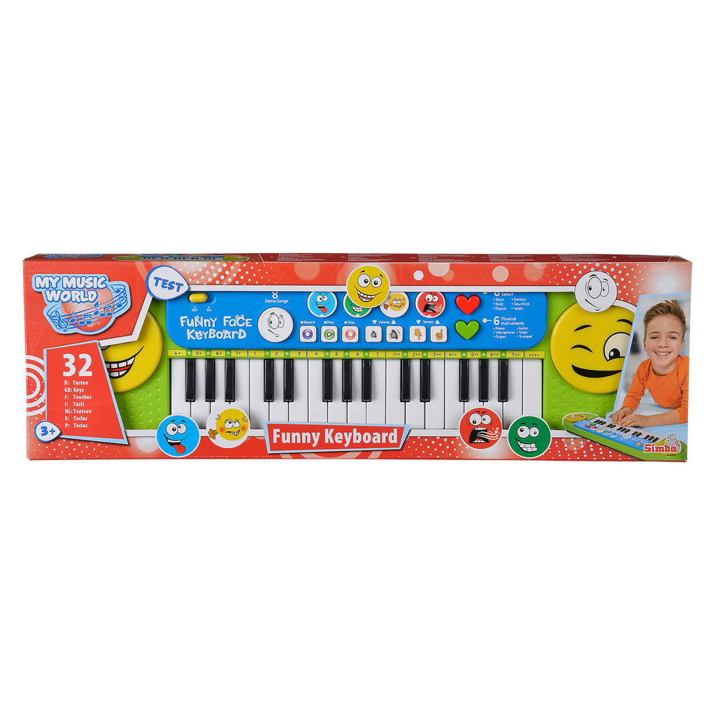 Simba Meine Musikwelt lächelndes Gesicht Tastatur