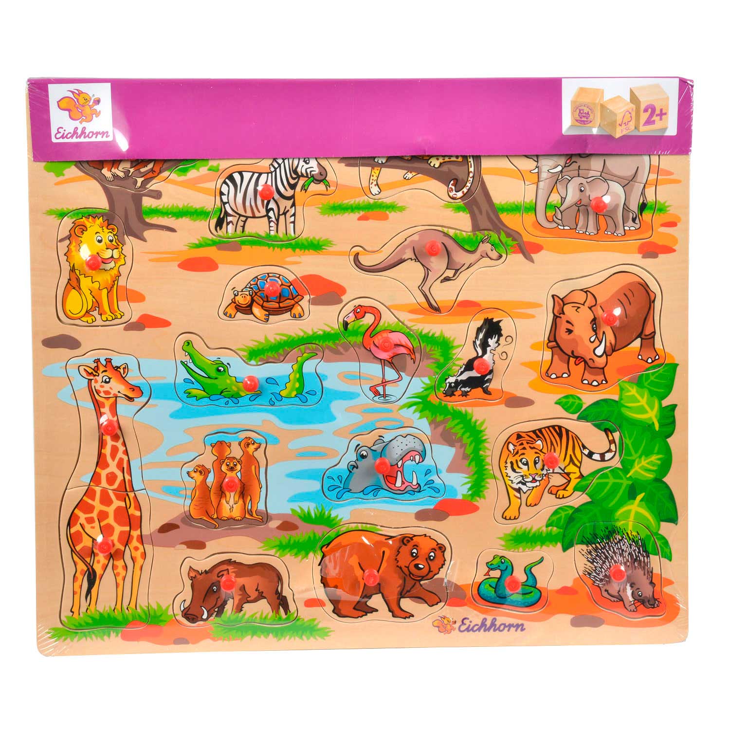 Eichhorn Holz-Mega-Stud-Puzzle