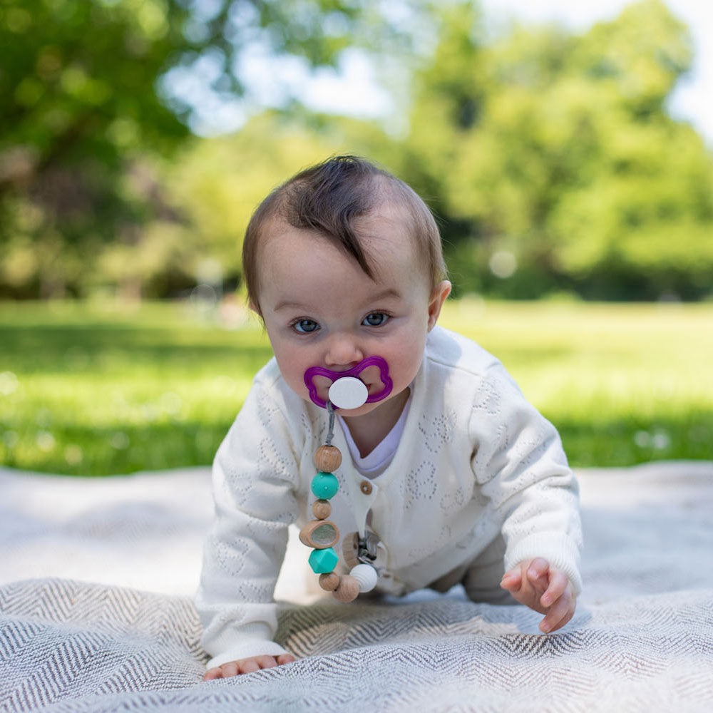 Eichhorn Baby-Schnullerkette aus Holz