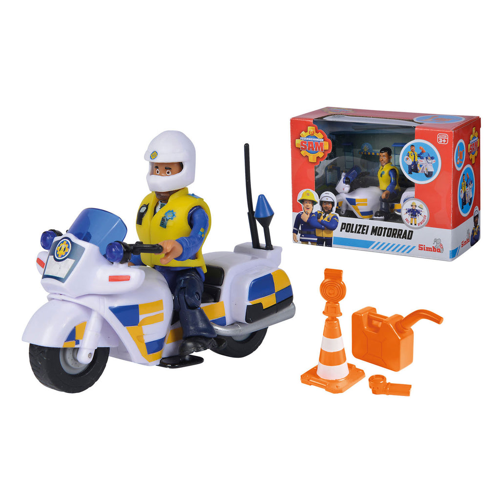 Simba Feuerwehrmann Sam Polizeimotorrad