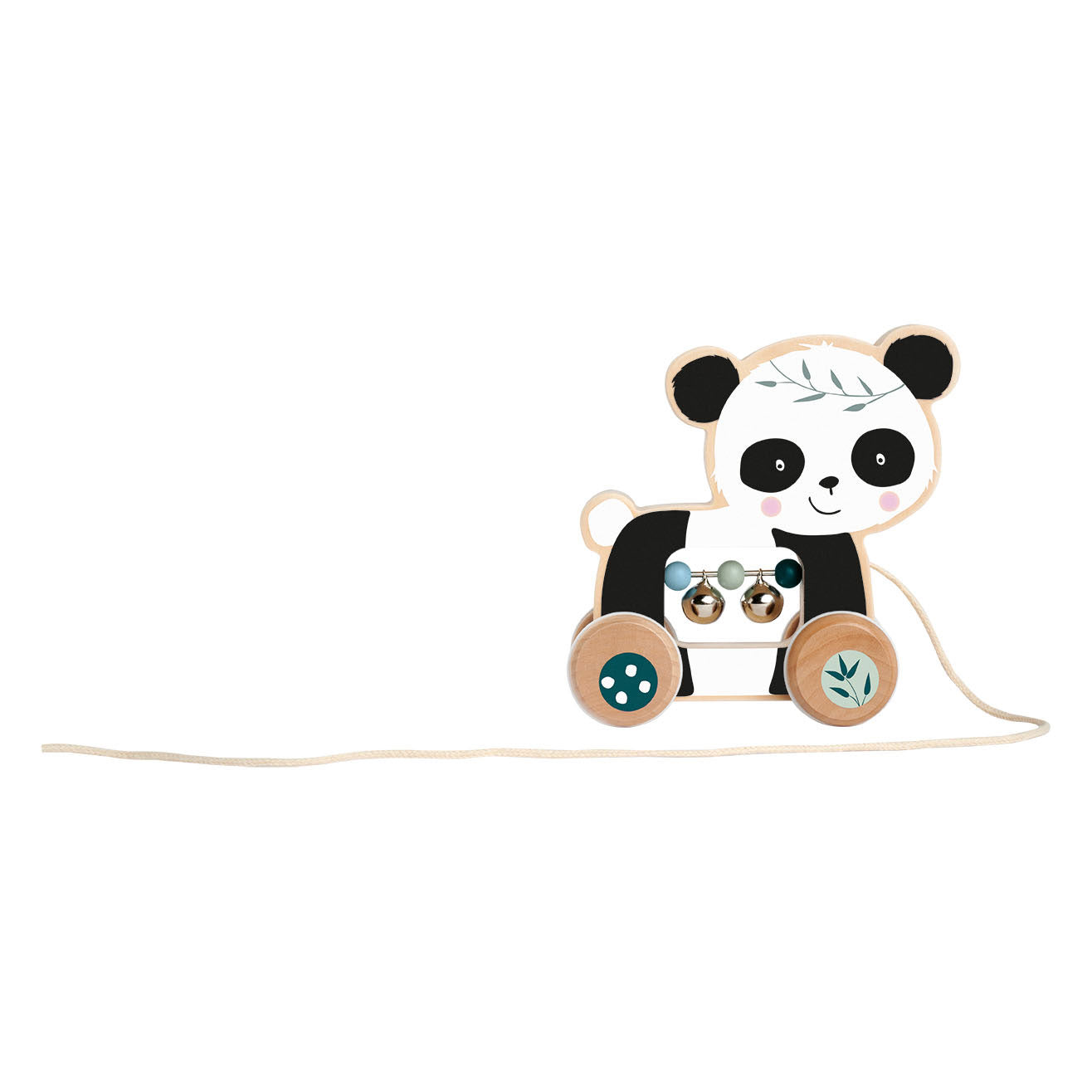 Eichhorn houten trekdier panda