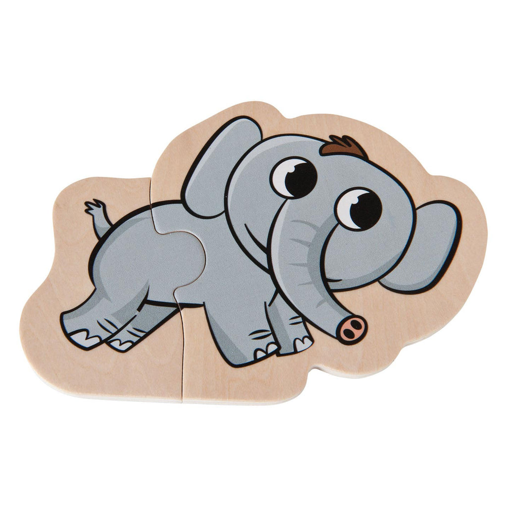 Eichhorn houten dierenpuzzel - educatief speelgoed fsc hout 16 stukjes.