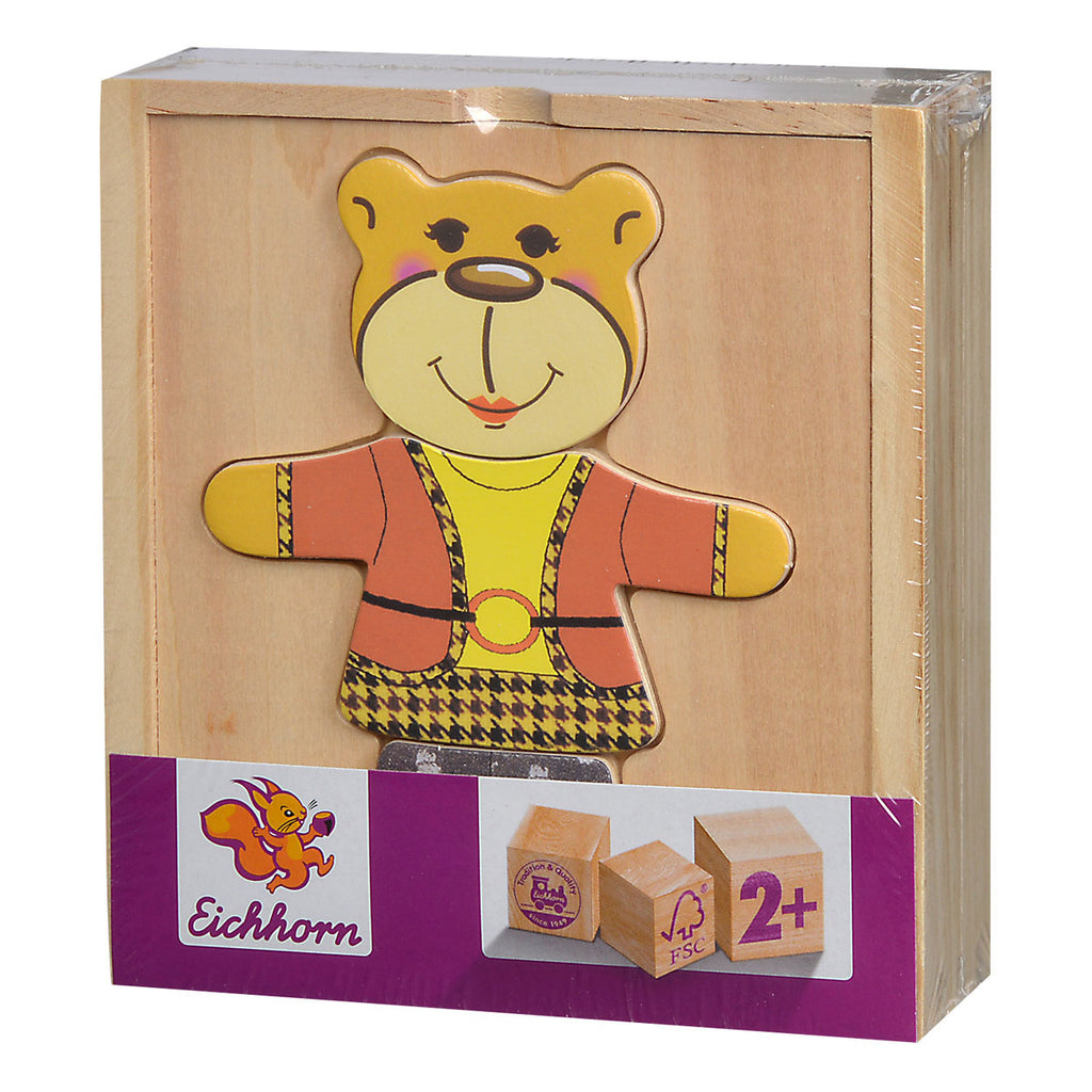 Eichhorn Holzpuzzle-Bär, 20 Teile.