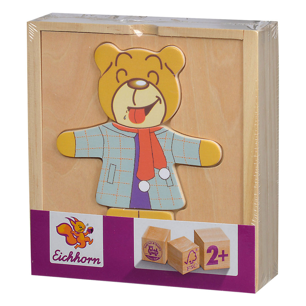 Eichhorn Holzpuzzle-Bär, 20 Teile.